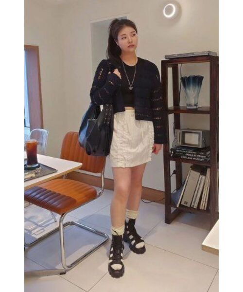 SALT AND CHOCOLATE(ソルトアンドチョコレート)の「レースアップグラディエーターサンダル412424019 (5cm/1カラー)(サンダル・レディース・ブラック・22.5cm/23.5cm/23cm/24.5cm/24cm/25cm)」の5枚目の写真