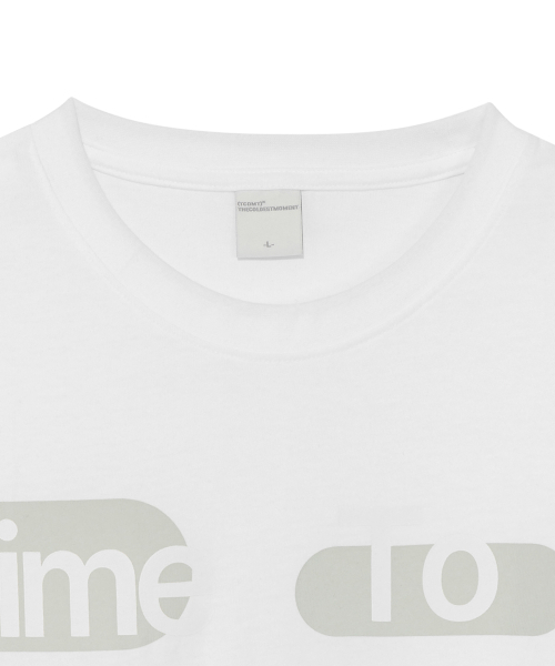 THECOLDESTMOMENT(ザコールデストモーメント)の「TCM time T (white)(Tシャツ/カットソー・レディース・その他・MEDIUM/LARGE/SMALL)」の4枚目の写真
