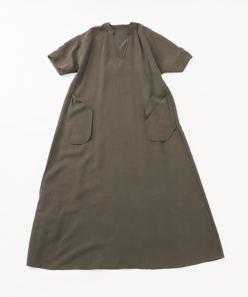 AP STUDIO(エーピーストゥディオ)の「Modena Dress(ワンピース・レディース・キャメル/カーキ・38/36)」の15枚目の写真
