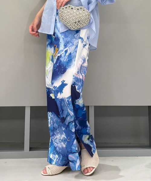 LOVELESS(ラブレス)の「【KANAKO SASAKI】コラボレーション イージーパンツ(その他パンツ・レディース・ブラック/ブルー系その他4・34)」の3枚目の写真