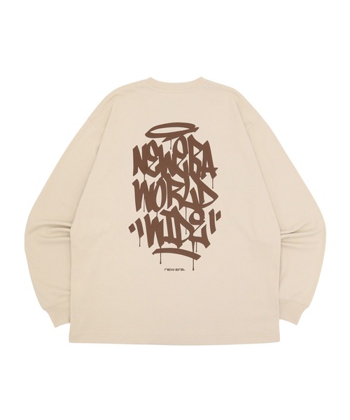 NEW ERA(ニューエラ)の「ニューエラ 長袖Tシャツ ロンT グラフィティロゴ(Tシャツ/カットソー・メンズ・ホワイト/ブラック/ブラウン/ストーン・XXL/XL/L/M/S)」の13枚目の写真