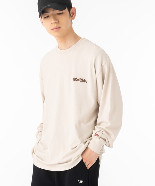 NEW ERA(ニューエラ)の「ニューエラ 長袖Tシャツ ロンT グラフィティロゴ(Tシャツ/カットソー・メンズ・ホワイト/ブラック/ブラウン/ストーン・XXL/XL/L/M/S)」の8枚目の写真