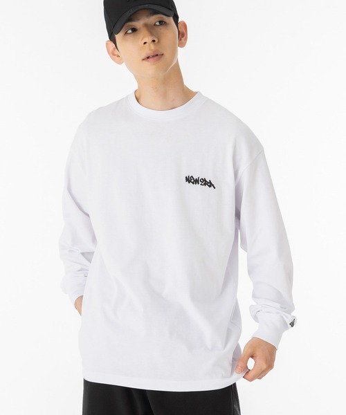 NEW ERA(ニューエラ)の「ニューエラ 長袖Tシャツ ロンT グラフィティロゴ(Tシャツ/カットソー・メンズ・ホワイト/ブラック/ブラウン/ストーン・XXL/XL/L/M/S)」の22枚目の写真