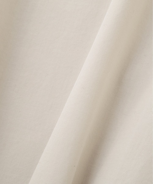 MHL.(エムエイチエル)の「GARMENT DYED COTTON POPLIN(シャツ/ブラウス・レディース・チャコール/アイボリー・1/2)」の4枚目の写真