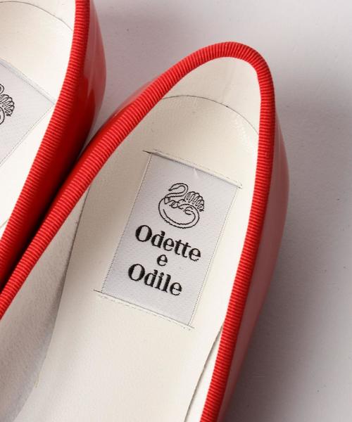 ODETTE E ODILE（オデットエオディール）の「【オーダー】OFD バレリーナ CT オーダー/レッド（バレエシューズ・レディース・レッド・24cm/21.5cm/22cm/24.5cm/22.5cm/25cm/23cm/23.5cm）」の2枚目の写真