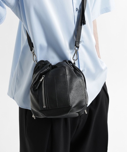 HARE(ハレ)の「MA-1キンチャクBAG(HARE)(ショルダーバッグ・メンズ・ブラック系その他/ブラック・FREE)」の15枚目の写真