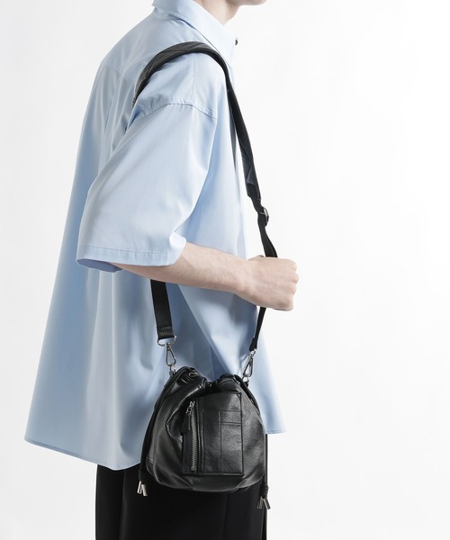 HARE(ハレ)の「MA-1キンチャクBAG(HARE)(ショルダーバッグ・メンズ・ブラック系その他/ブラック・FREE)」の16枚目の写真