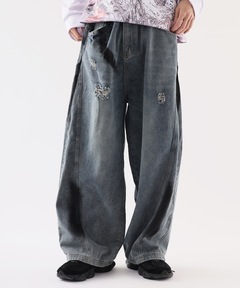 JUHA/ユハ】DAMAGE BAGGY DENIM PANTS（デニムパンツ）｜Juha（ユハ 