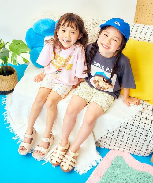 apres les cours(アプレレクール)の「メローワッフルサイクルハーフパンツ(その他パンツ・キッズ・サックスブルー/ミント/クリーム/アイボリー・80/90/100/110/120/130)」の11枚目の写真