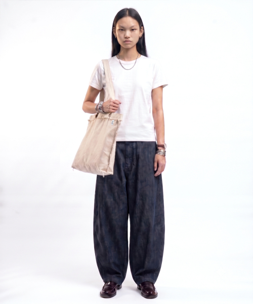 WORK OR DANCE(ワーク オア ダンス)の「Fray Bag ivory(エコバッグ/サブバッグ・メンズ・その他・FREE)」の3枚目の写真