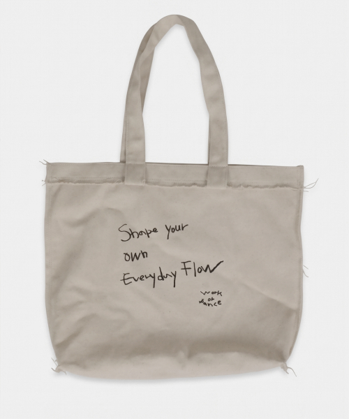 WORK OR DANCE(ワーク オア ダンス)の「Fray Bag ivory(エコバッグ/サブバッグ・メンズ・その他・FREE)」の4枚目の写真