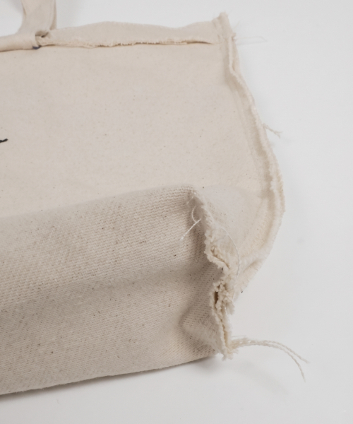 WORK OR DANCE(ワーク オア ダンス)の「Fray Bag ivory(エコバッグ/サブバッグ・メンズ・その他・FREE)」の8枚目の写真