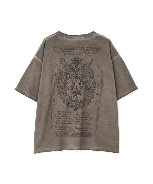 DANKE SCHON(ダンケシェーン)の「DankeSchon/ダンケシェーン/SPRAYBURN EMBLEM(Tシャツ/カットソー・レディース・ベージュ・M/L)」の1枚目の写真