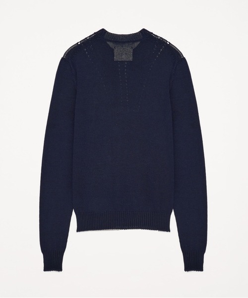 JIL SANDER(ジルサンダー)の「LS CN JUMPER(ニット/セーター・メンズ・ネイビー・50)」の2枚目の写真