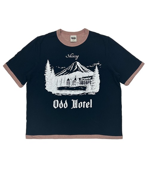 DAIRIKU(ダイリク)の「DAIRIKU / ダイリク "Odd Hotel" Reverside H-S Tee(Tシャツ/カットソー・メンズ・ネイビー/ブラック・MEDIUM/LARGE/SMALL)」の2枚目の写真