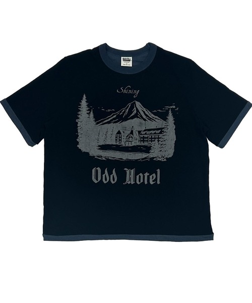 DAIRIKU(ダイリク)の「DAIRIKU / ダイリク "Odd Hotel" Reverside H-S Tee(Tシャツ/カットソー・メンズ・ネイビー/ブラック・MEDIUM/LARGE/SMALL)」の1枚目の写真