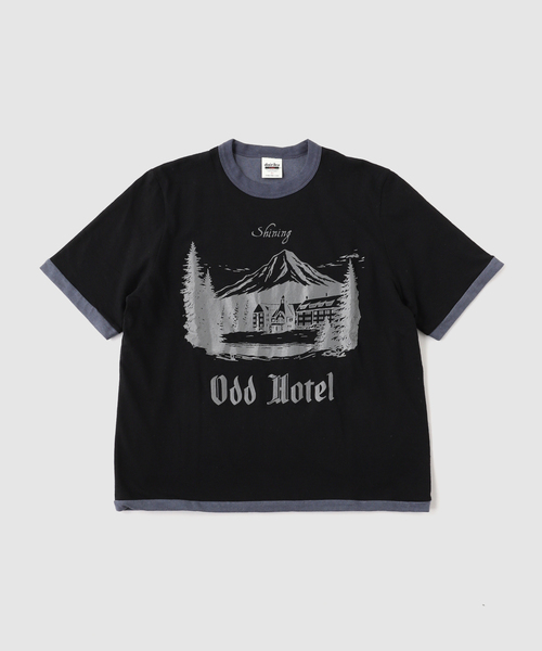 DAIRIKU(ダイリク)の「DAIRIKU / ダイリク "Odd Hotel" Reverside H-S Tee(Tシャツ/カットソー・メンズ・ネイビー/ブラック・MEDIUM/LARGE/SMALL)」の9枚目の写真