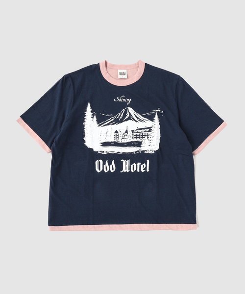DAIRIKU(ダイリク)の「DAIRIKU / ダイリク "Odd Hotel" Reverside H-S Tee(Tシャツ/カットソー・メンズ・ネイビー/ブラック・MEDIUM/LARGE/SMALL)」の10枚目の写真