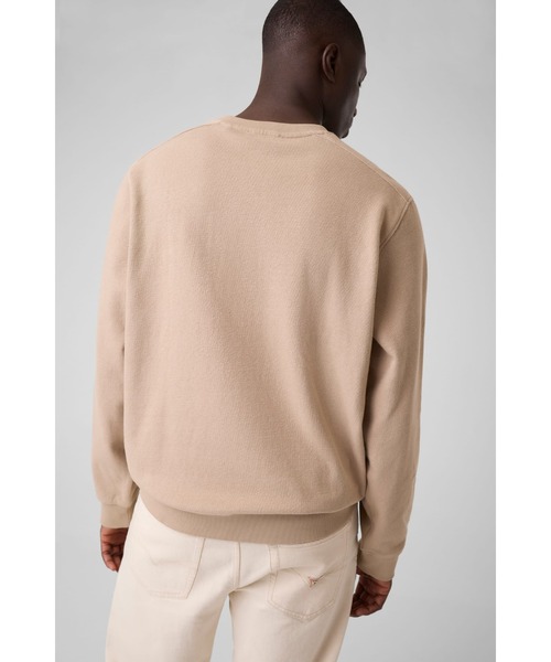 Guess(ゲス)の「EMBROIDERY Sweatshirt スウェット トレーナー(スウェット・メンズ・カーキ/ベージュ・SMALL/X-LARGE/MEDIUM/LARGE)」の3枚目の写真