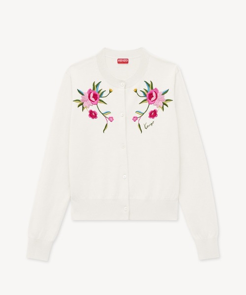 KENZO(ケンゾー)の「02KENZO WILDFLOWER CARDIGAN(カーディガン/ボレロ・レディース・ホワイト系その他・XS/MEDIUM)」の1枚目の写真