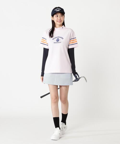PEARLY GATES(パーリーゲイツ)の「【PEARLY GATES】ストライプPeストレッチサッカースカート(スカート・レディース・ブルー系その他・MEDIUM/SMALL)」の3枚目の写真