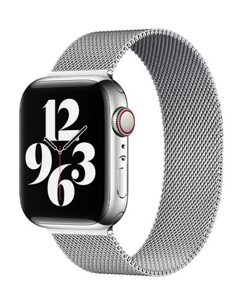 Fun & Daily（ファンアンドデイリー）の「F&D : Stainless Apple Watch Band（デジタル腕時計・メンズ・ネイビー/シルバー/ブラック・44/40）」の3枚目の写真