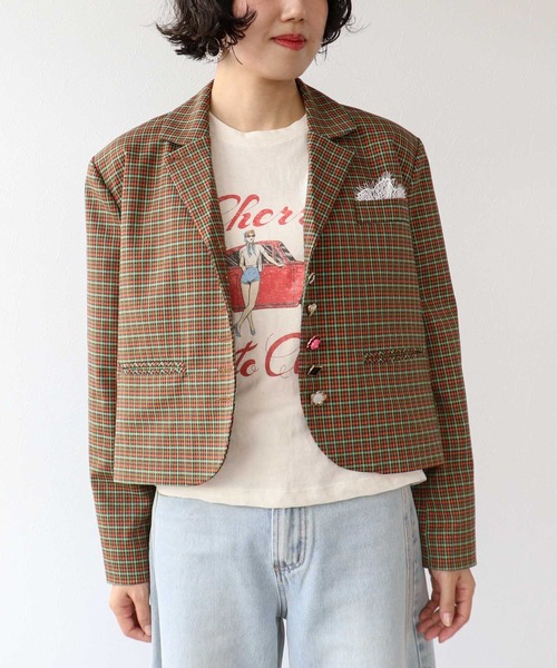 Three Four Time(スリーフォータイム)の「レトロプリントTシャツ(Tシャツ/カットソー・レディース・アイボリー・FREE)」の7枚目の写真