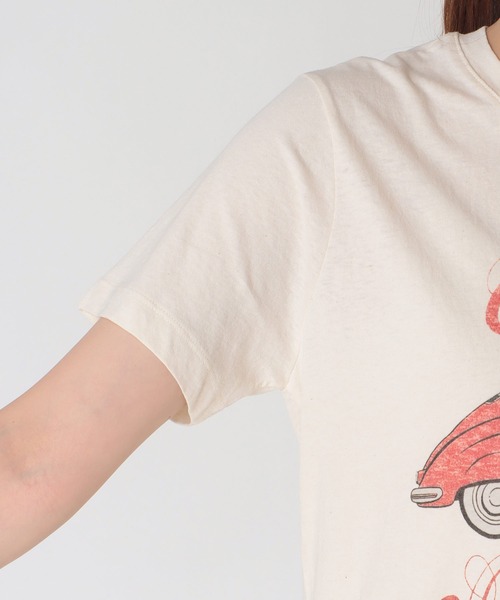 Three Four Time(スリーフォータイム)の「レトロプリントTシャツ(Tシャツ/カットソー・レディース・アイボリー・FREE)」の12枚目の写真
