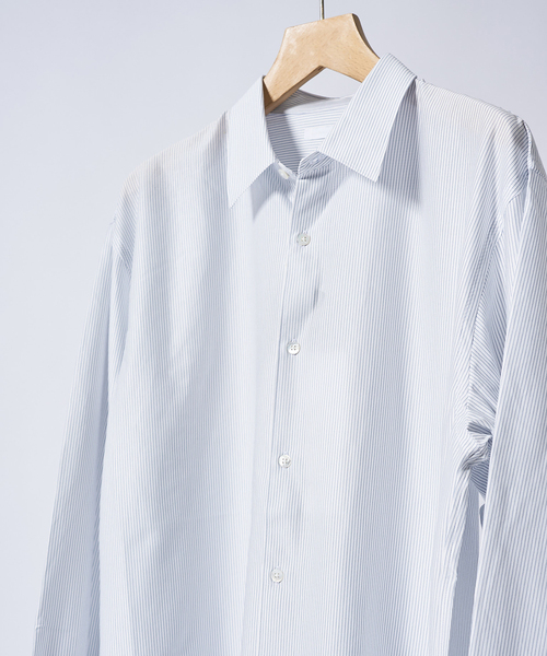 KANEMASA PHIL.（カネマサフィル）の「Kanemasa Phil. (カネマサ フィル)46G Stripe Modest Shirts（シャツ/ブラウス・メンズ・イエロー/ブルー系その他・MEDIUM/LARGE）」の4枚目の写真