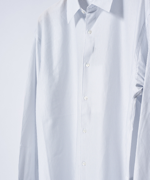 KANEMASA PHIL.（カネマサフィル）の「Kanemasa Phil. (カネマサ フィル)46G Stripe Modest Shirts（シャツ/ブラウス・メンズ・イエロー/ブルー系その他・MEDIUM/LARGE）」の5枚目の写真
