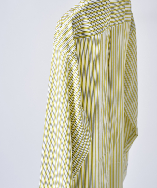 KANEMASA PHIL.（カネマサフィル）の「Kanemasa Phil. (カネマサ フィル)46G Stripe Modest Shirts（シャツ/ブラウス・メンズ・イエロー/ブルー系その他・MEDIUM/LARGE）」の9枚目の写真