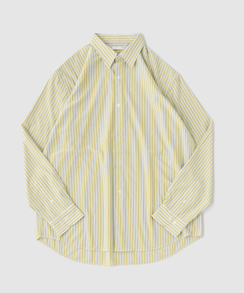KANEMASA PHIL.（カネマサフィル）の「Kanemasa Phil. (カネマサ フィル)46G Stripe Modest Shirts（シャツ/ブラウス・メンズ・イエロー/ブルー系その他・MEDIUM/LARGE）」の11枚目の写真