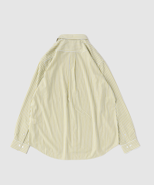 KANEMASA PHIL.（カネマサフィル）の「Kanemasa Phil. (カネマサ フィル)46G Stripe Modest Shirts（シャツ/ブラウス・メンズ・イエロー/ブルー系その他・MEDIUM/LARGE）」の12枚目の写真