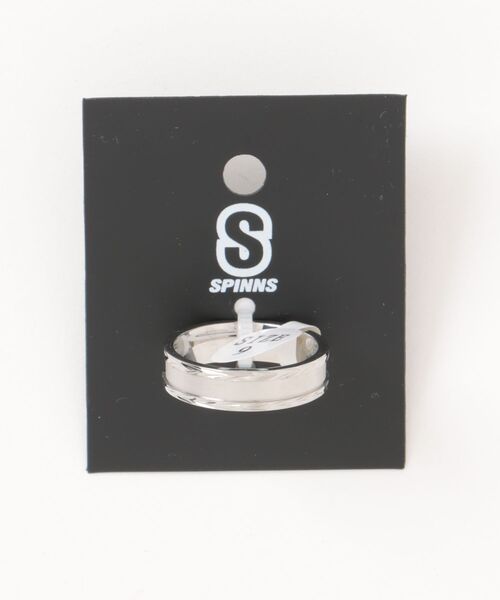 SPINNS（スピンズ）の「メタルリング/サイドライン（リング・メンズ・シルバー/ゴールド・ONESIZE）」の3枚目の写真