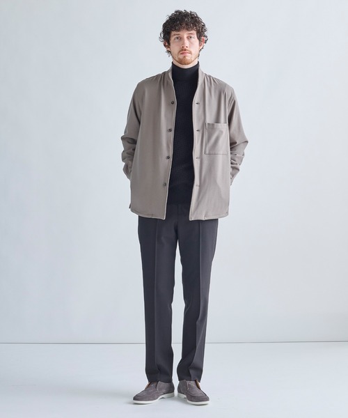 MEN'S BIGI（メンズビギ）の「PRES WARMアムンゼンストレッチイージーパンツ［発熱/保温/ストレッチ］（その他パンツ・メンズ・ブラック/チャコールグレー/グレー・04/03/02/01）」の12枚目の写真