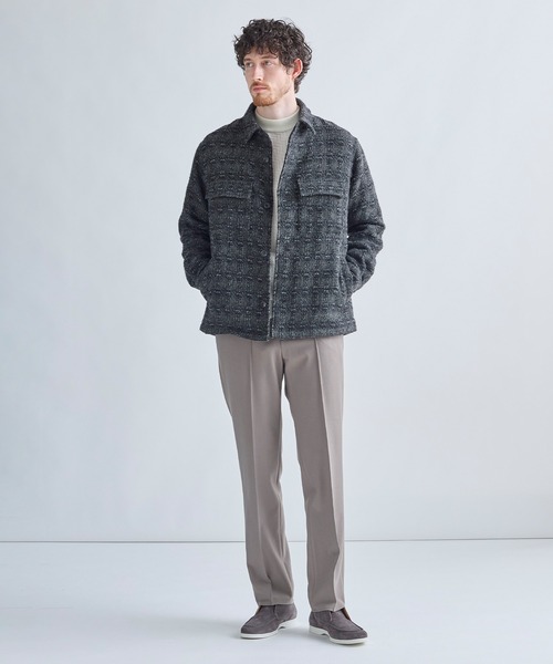 MEN'S BIGI（メンズビギ）の「PRES WARMアムンゼンストレッチイージーパンツ［発熱/保温/ストレッチ］（その他パンツ・メンズ・ブラック/チャコールグレー/グレー・04/03/02/01）」の8枚目の写真