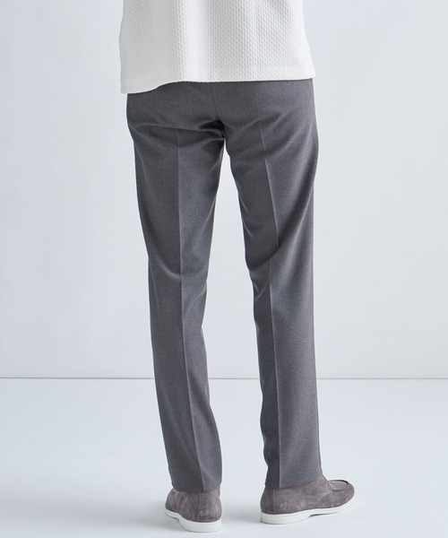 MEN'S BIGI（メンズビギ）の「PRES WARMアムンゼンストレッチイージーパンツ［発熱/保温/ストレッチ］（その他パンツ・メンズ・ブラック/チャコールグレー/グレー・04/03/02/01）」の7枚目の写真