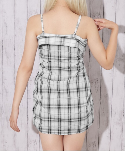 GORGE(ゴージ)の「【着回し自在!3WAY】チェック柄シャツ|全3色(シャツ/ブラウス・レディース・ブラック/ブラウン/オフホワイト・F)」の19枚目の写真