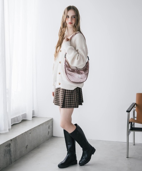 THE NORTH FACE（ザノースフェイス）の「日本未展開モデル THE NORTH FACE ザ・ノースフェイス WHITE LABEL ホワイトレーベル HOBO BAG MINI 2WAYショルダーバッグ/ハンドバッグ（ショルダーバッグ・レディース・クリーム/シルバーグレー/ブラック/ピンク・FREE）」の15枚目の写真