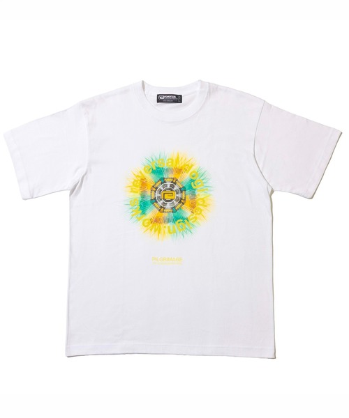 reversal.dogi.design.works（リバーサル・ドーギ・デザイン・ワークス）の「＜reversal/リバーサル＞PILGRIMAGE BIG MARK COTTON TEE（Tシャツ/カットソー・メンズ・ホワイト/ブラック・XL/L/M）」の3枚目の写真