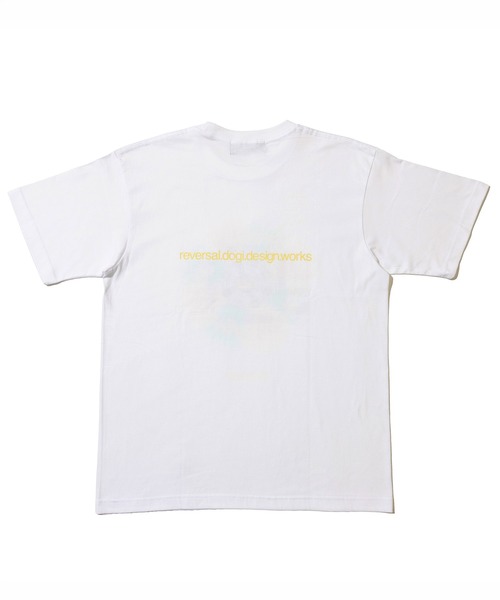 reversal.dogi.design.works（リバーサル・ドーギ・デザイン・ワークス）の「＜reversal/リバーサル＞PILGRIMAGE BIG MARK COTTON TEE（Tシャツ/カットソー・メンズ・ホワイト/ブラック・XL/L/M）」の4枚目の写真