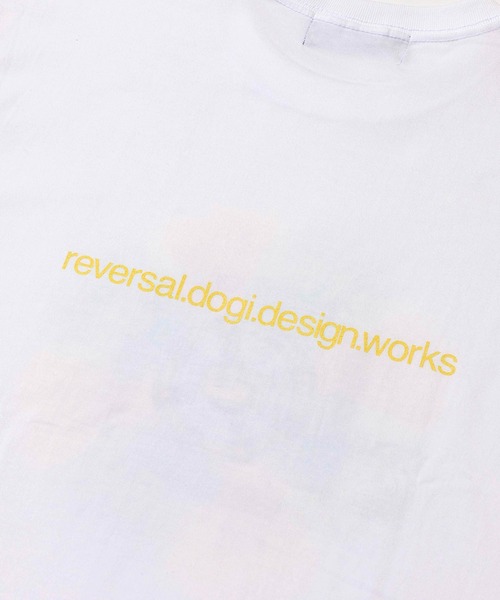 reversal.dogi.design.works（リバーサル・ドーギ・デザイン・ワークス）の「＜reversal/リバーサル＞PILGRIMAGE BIG MARK COTTON TEE（Tシャツ/カットソー・メンズ・ホワイト/ブラック・XL/L/M）」の6枚目の写真