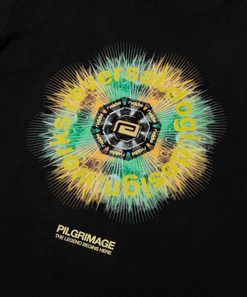 reversal.dogi.design.works（リバーサル・ドーギ・デザイン・ワークス）の「＜reversal/リバーサル＞PILGRIMAGE BIG MARK COTTON TEE（Tシャツ/カットソー・メンズ・ホワイト/ブラック・XL/L/M）」の12枚目の写真