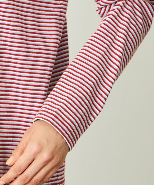 MACKINTOSH PHILOSOPHY(マッキントッシュ フィロソフィー)の「GREY LABEL ボーダー長袖(Tシャツ/カットソー・レディース・ブルー/ピンク・2/6)」の8枚目の写真