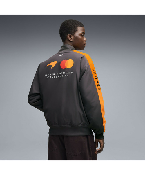PUMA(プーマ)の「PUMA プーマ メンズ マクラーレン レプリカ ボンバー ジャケット(ブルゾン・メンズ・オレンジ系その他・SMALL/X-LARGE/X-SMALL/LARGE/MEDIUM)」の2枚目の写真