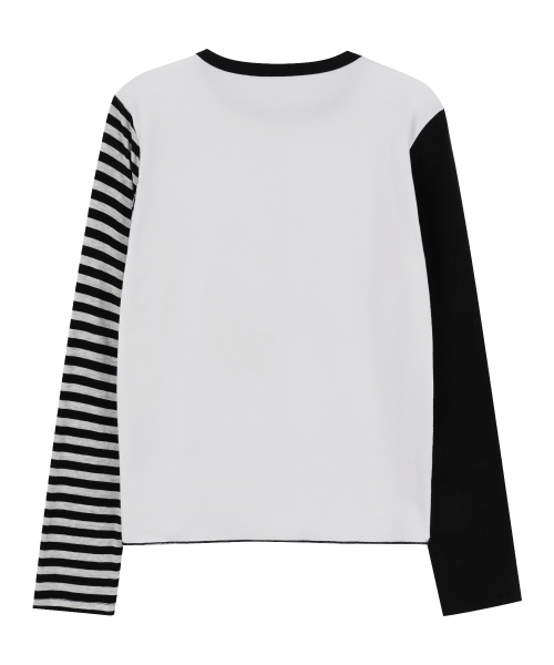 HIGH SCHOOL DISCO(ハイスクールディスコ)の「キャットスター ロングスリーブ_ホワイト(Tシャツ/カットソー・レディース・その他・FREE)」の3枚目の写真