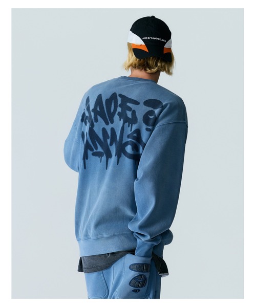 AAPE BY A BATHING APE（エーエイプバイアベイシングエイプ）の「AAPE SWEAT PANTS（スウェットパンツ・メンズ・ライトブラック/ブルー・LARGE/SMALL/MEDIUM/X-LARGE）」の12枚目の写真
