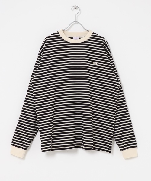 THE GOODLAND MARKET(ザグッドランドマーケット)の「ザ グッドランド マーケット GOOD BORDER L/S TEE(Tシャツ/カットソー・メンズ・ブラック系その他/グレー系その他/パープル系その他/ブラウン系その他・MEDIUM/LARGE)」の15枚目の写真