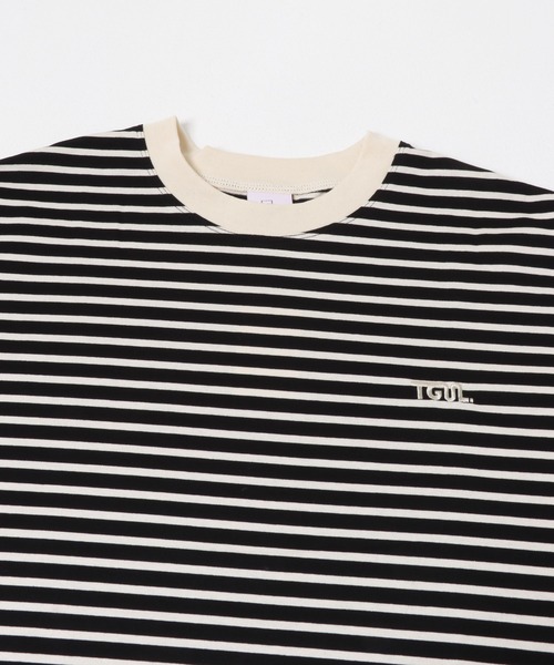 THE GOODLAND MARKET(ザグッドランドマーケット)の「ザ グッドランド マーケット GOOD BORDER L/S TEE(Tシャツ/カットソー・メンズ・ブラック系その他/グレー系その他/パープル系その他/ブラウン系その他・MEDIUM/LARGE)」の16枚目の写真