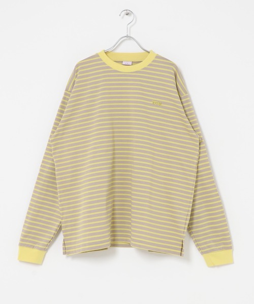 THE GOODLAND MARKET(ザグッドランドマーケット)の「ザ グッドランド マーケット GOOD BORDER L/S TEE(Tシャツ/カットソー・メンズ・ブラック系その他/グレー系その他/パープル系その他/ブラウン系その他・MEDIUM/LARGE)」の21枚目の写真